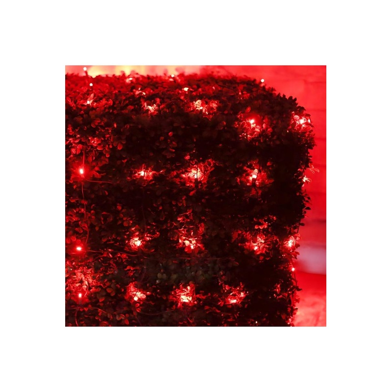 4′ x 6′ Red 5mm LED Christmas Net Lights