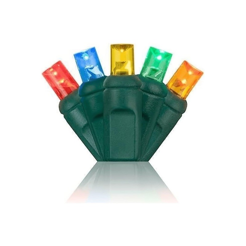 5mm Multicolor LED Christmas Lights, 35 Bulbs