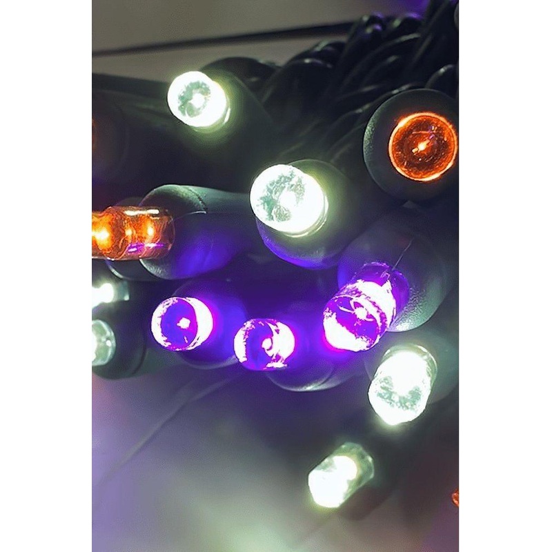 5mm Multicolor LED Halloween Lights, 50 Bulbs