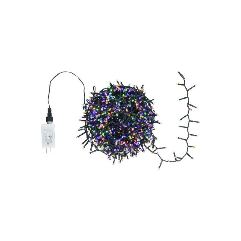 73′ Green Wire Snake Lights: Mulit Color Lights