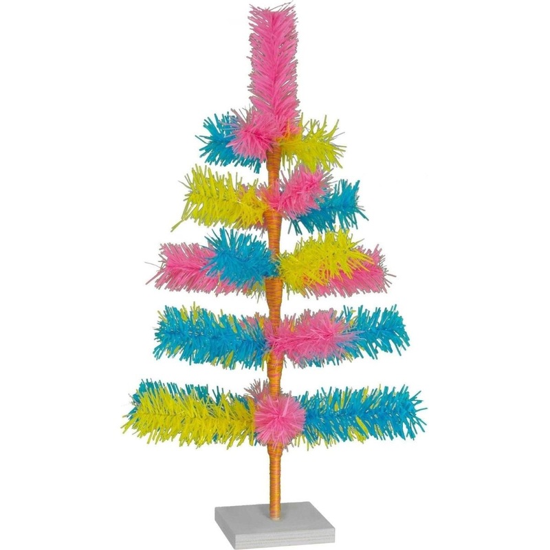 Easter Mixed Tinsel Christmas Trees