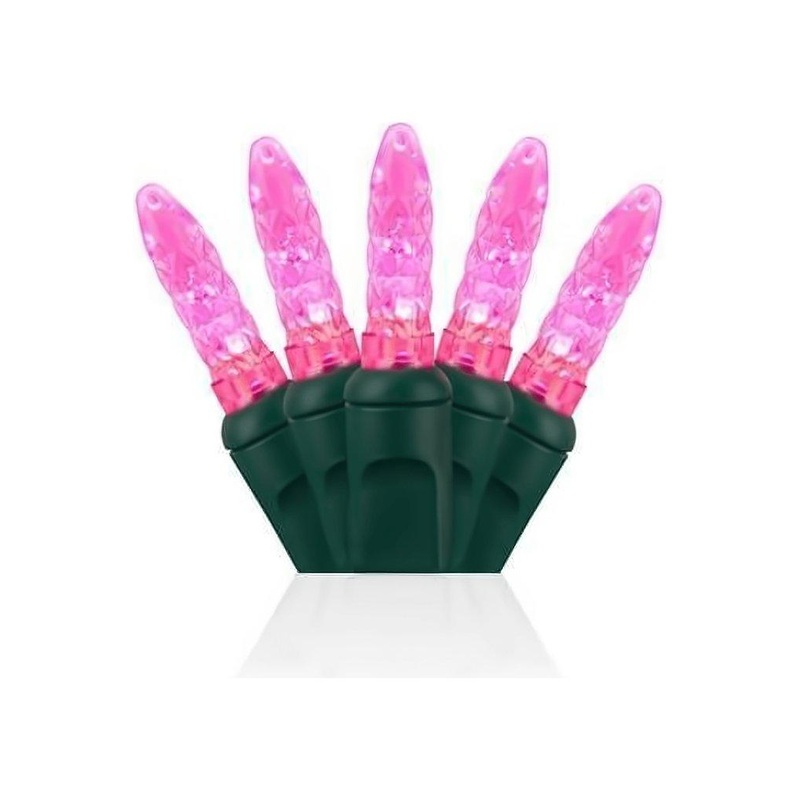 M5 Pink LED Mini Lights, 100 Bulbs