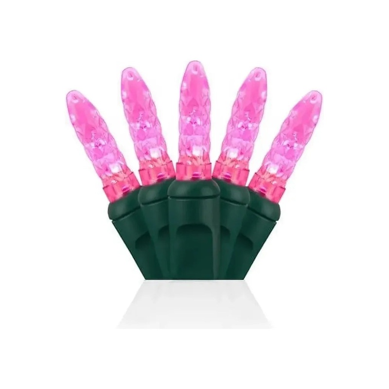 M5 Pink LED Mini Lights, 50 Bulbs