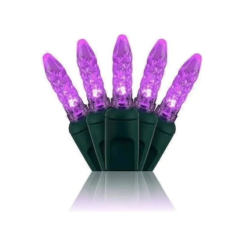M5 Purple LED Mini Lights, 100 Bulbs