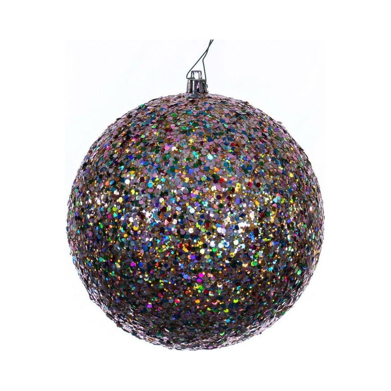 Sequin Glitter Ball Ornament (Set of 4)