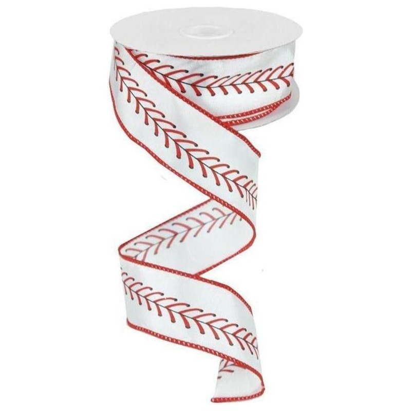 1.5″ Baseball Stitching Ribbon (10 Yards)
