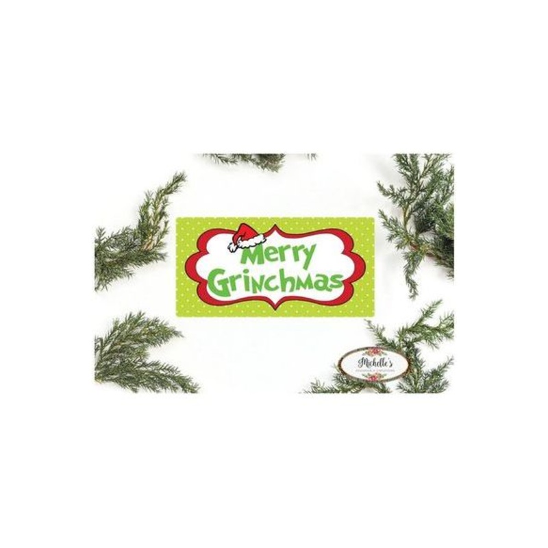 Merry Grinchmas Sign