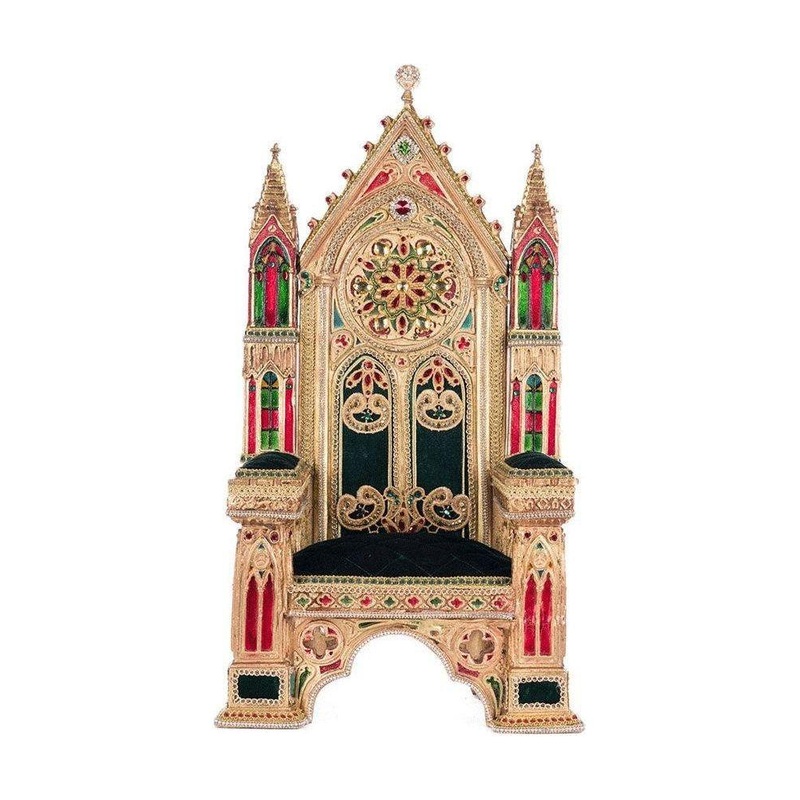 21″ Christmas Castle Santa Chair
