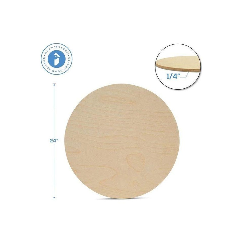 Unfinished Wood Blank Rounds