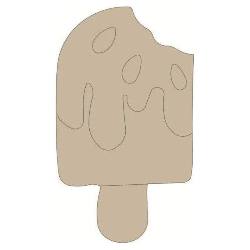 Watermelon Popsicle Unfinished Wood Cutout