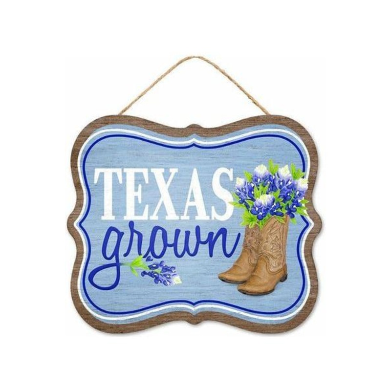 10″ Wooden Sign: Texas Grown Sign