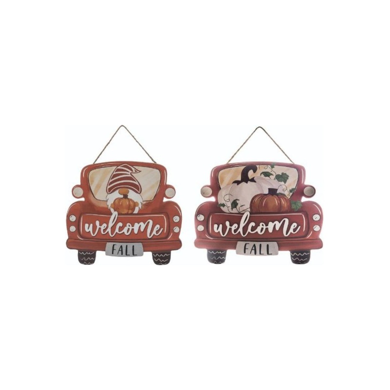 10″ Fall Truck Hanging Decor