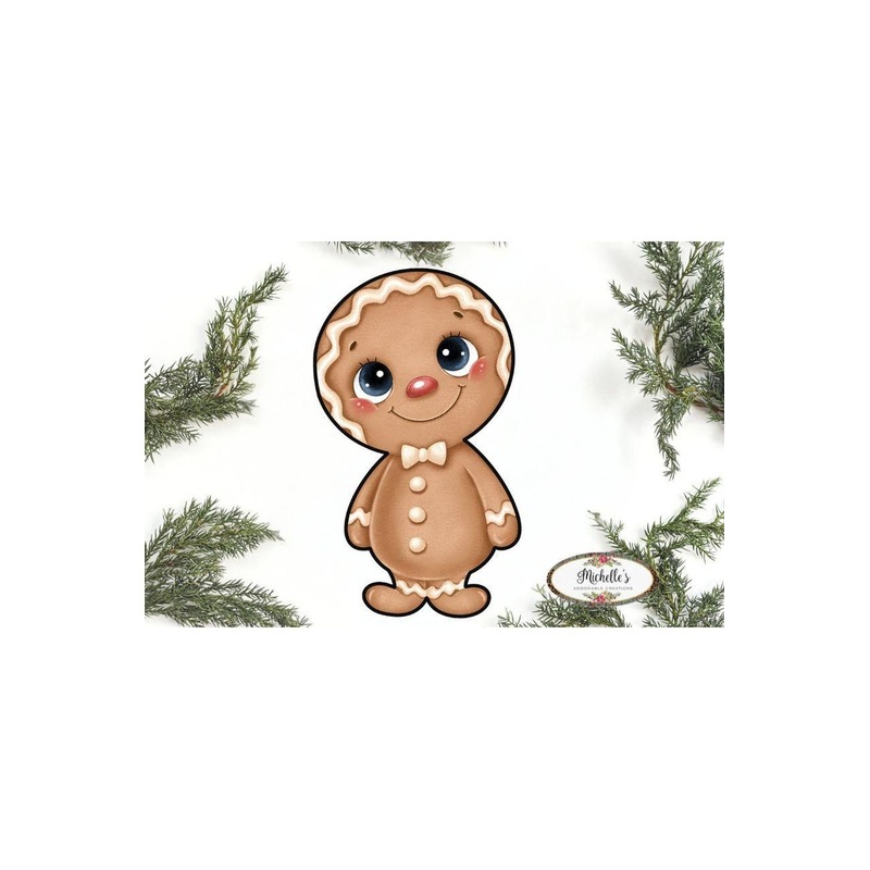 Gingerbread Boy Sweet Shoppe Sign GBB1- Wreath Enhancement