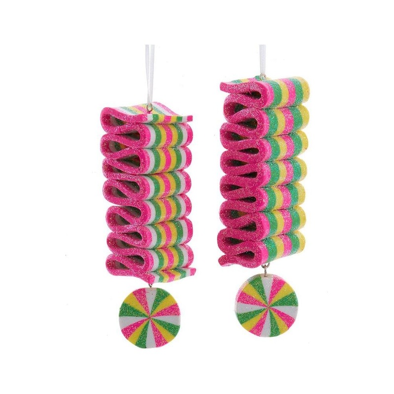 Neon Colored Candy Ornaments (Asst 2)