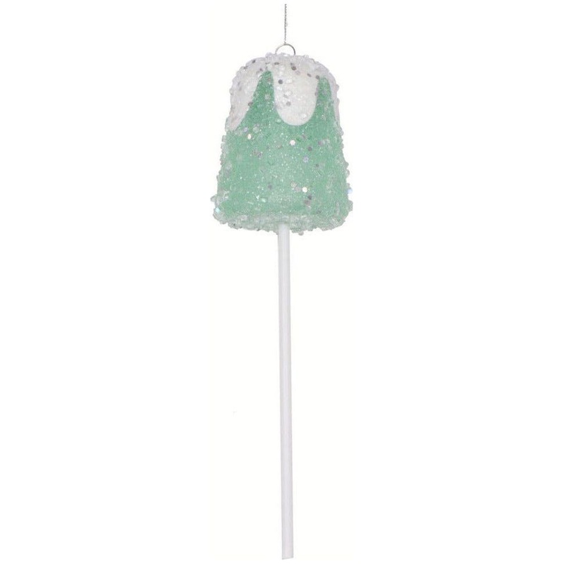 10″ Green Gumdrop Lollipop Ornament (Set of 3)