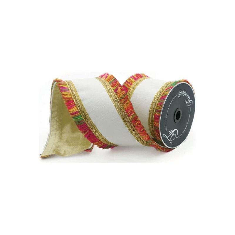 4″ Multi Festival Fringe Ribbon: Multi (10 Yards)