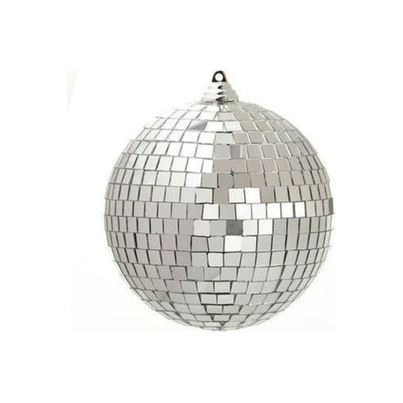 6″ Silver Disco Ball Ornament