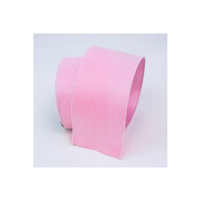 4″ Sugar Candy Ribbon: Light Pink (10 Yards)