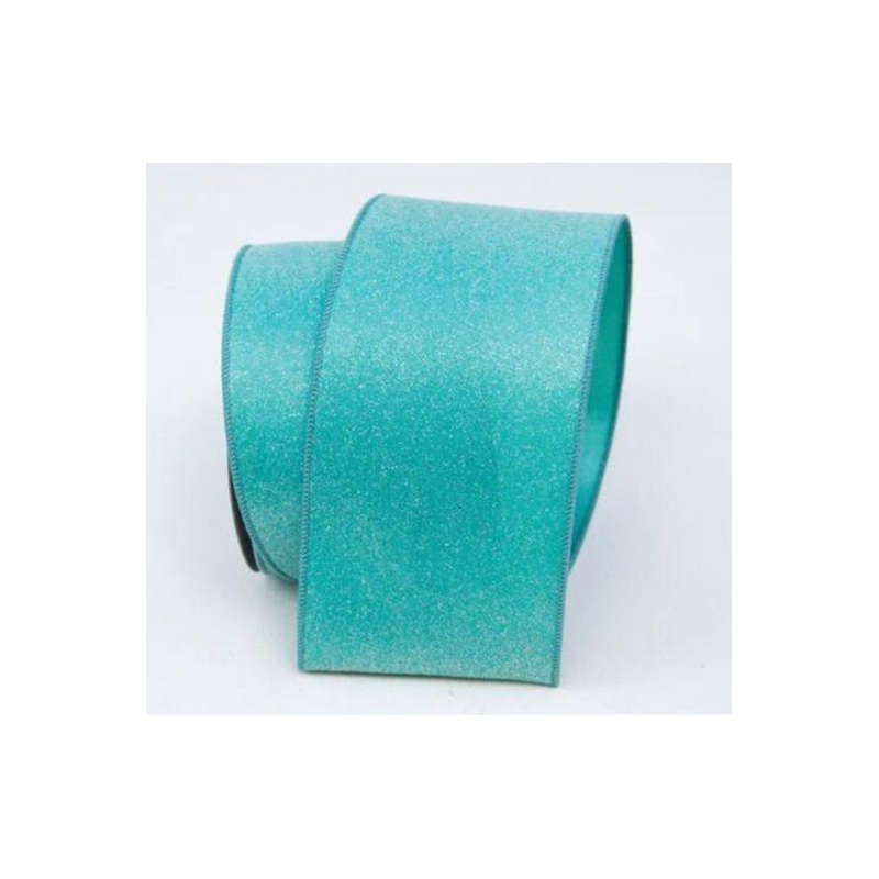 4″ Sugar Candy Ribbon: Teal (10 Yards)