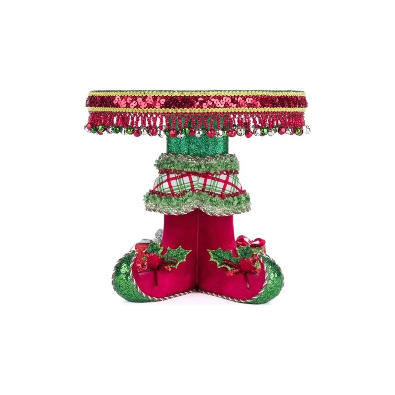 Elf Boots Cake Plate