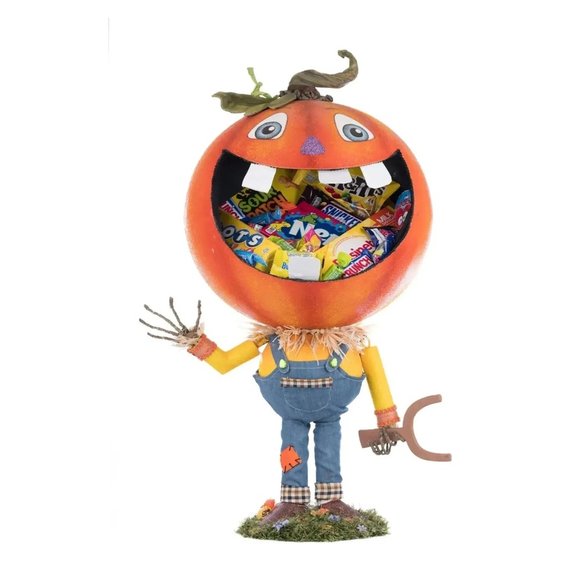 Pumpkin Boy Candy Container