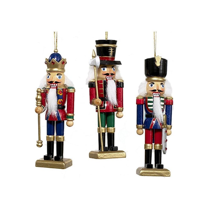 5″ Classic Wooden Nutcracker Ornament