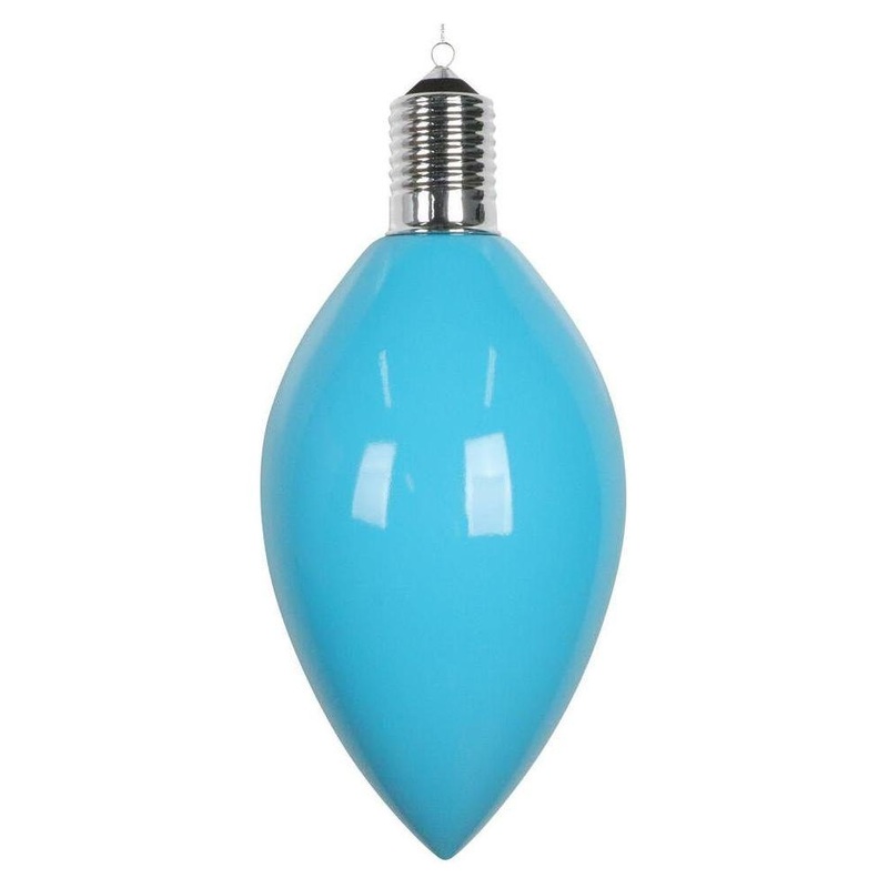 15″ Enamel C9 Bulb Ornament: Blue