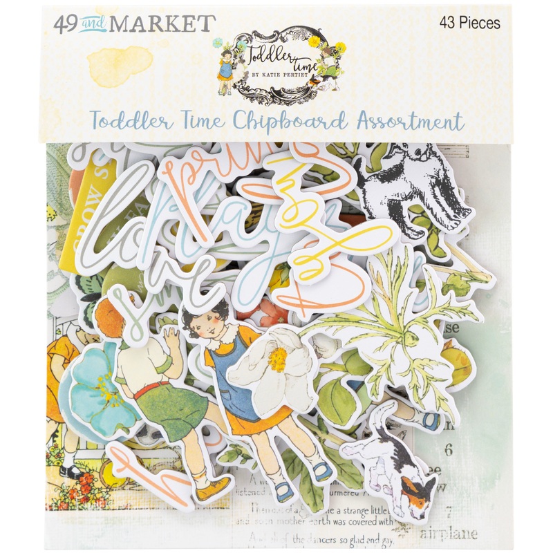 49 & Market – Toddler Time – Chipboard Assortment
