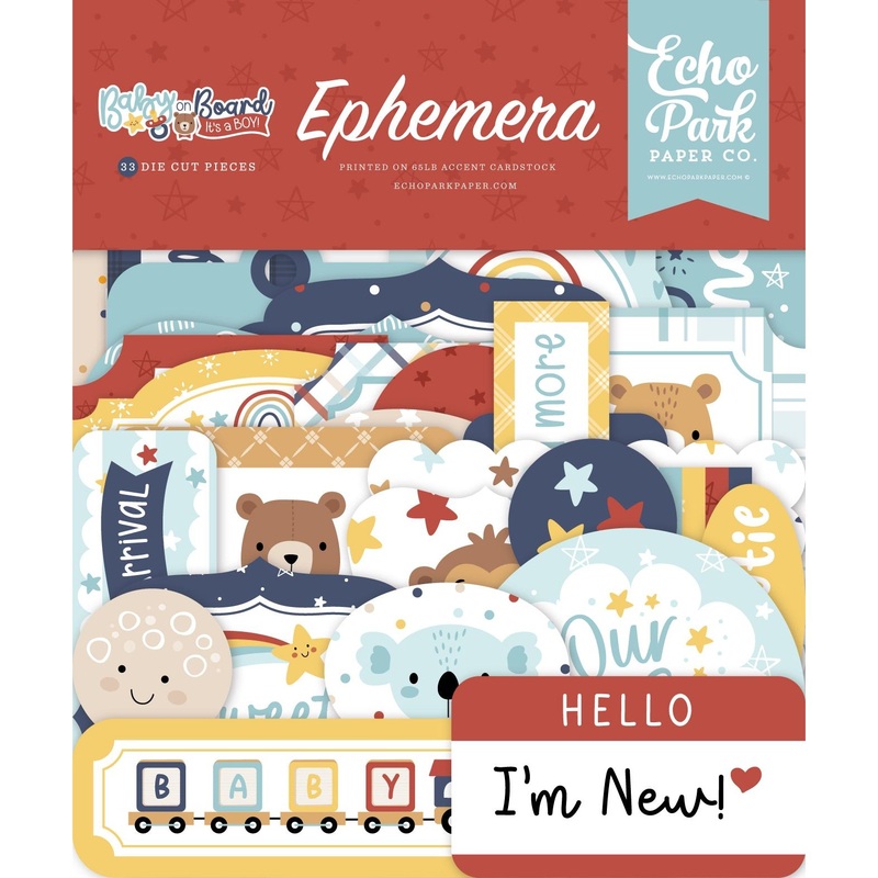 Echo Park – Baby On Board It’s a Boy – Ephemera
