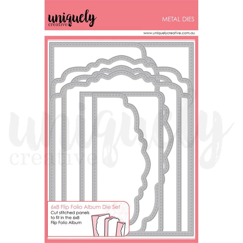 Uniquely Creative – 6″ x 8″ Flip Folio Album Die Set