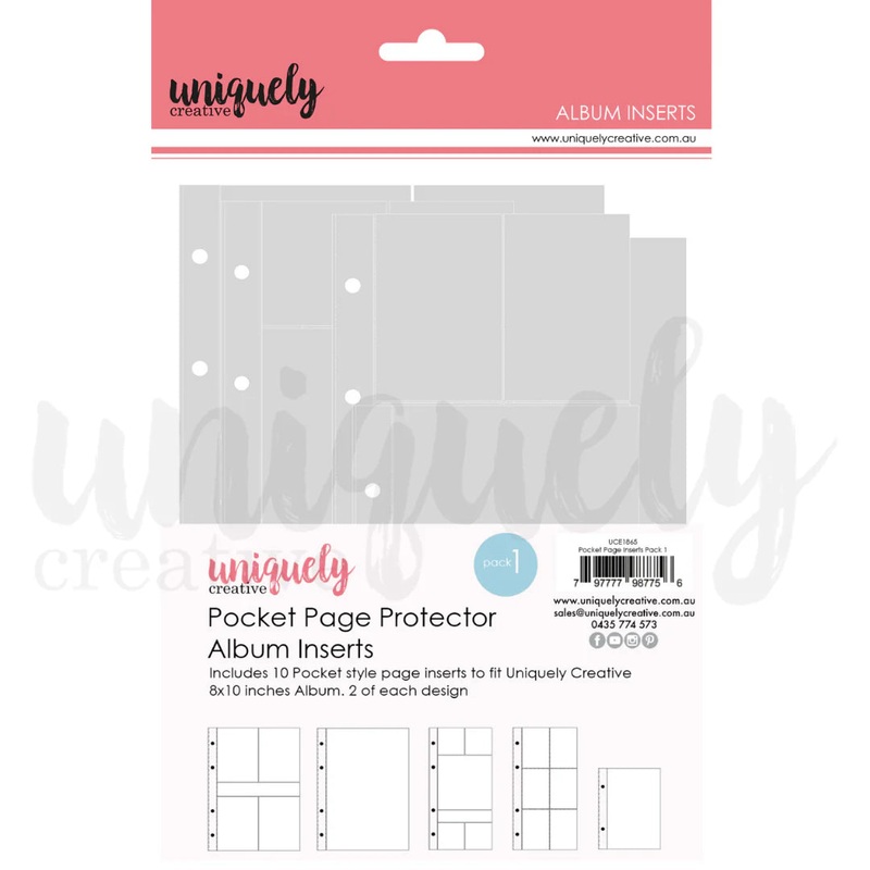 Uniquely Creative – Pocket Page Album Inserts – Pack 1