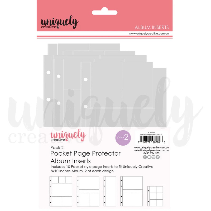 Uniquely Creative – Pocket Page Album Inserts – Pack 2