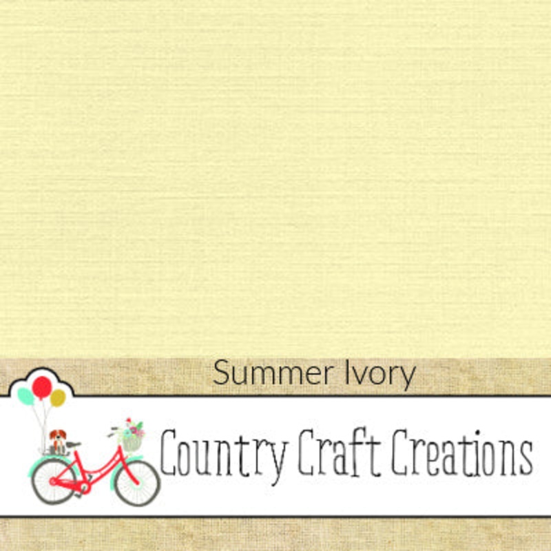 Artisan Cardstock – Linen Summer Ivory – 12×12- 24 Pack