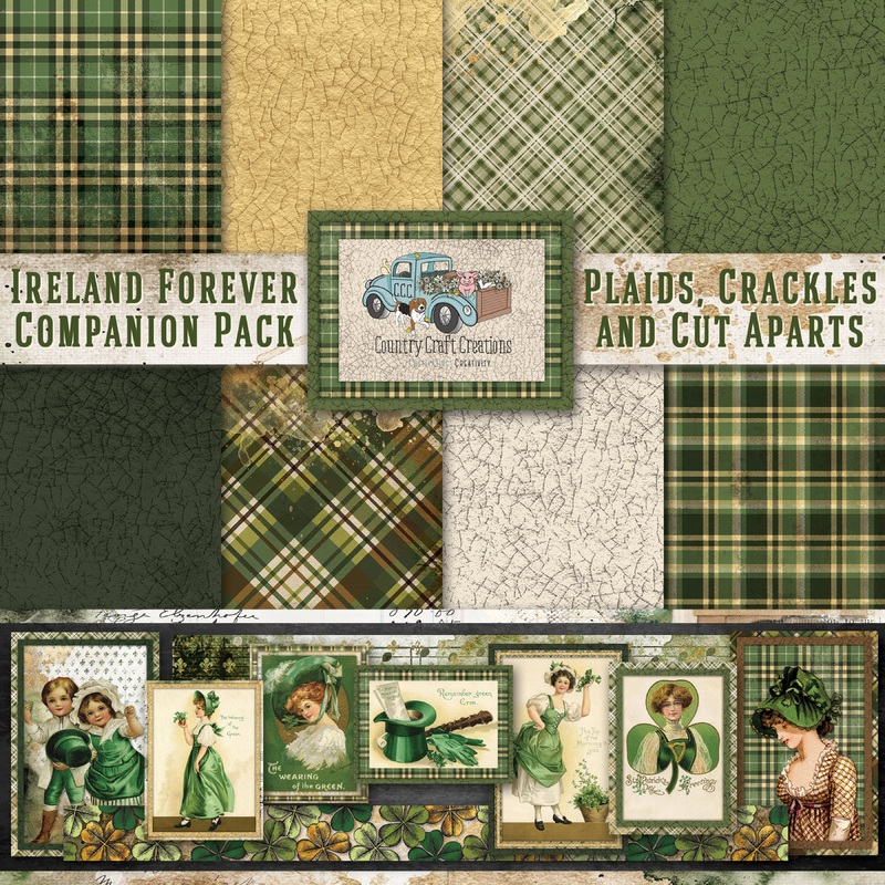 – Ireland Forever – Companion Pack- 12×12 – 10 Sheets – Cotton Bristol