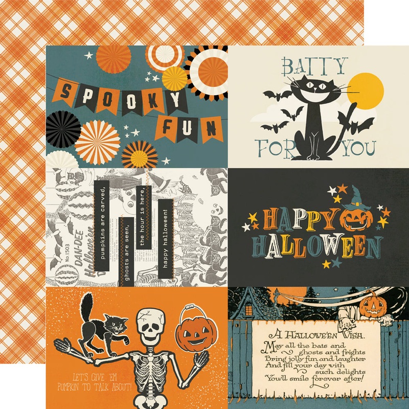 Simple Stories – Scary Stories – 12×12 Single Sheet -4×6 Elements