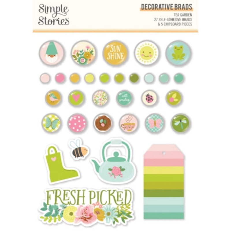 Simple Stories – Tea Garden – Decorative Brads