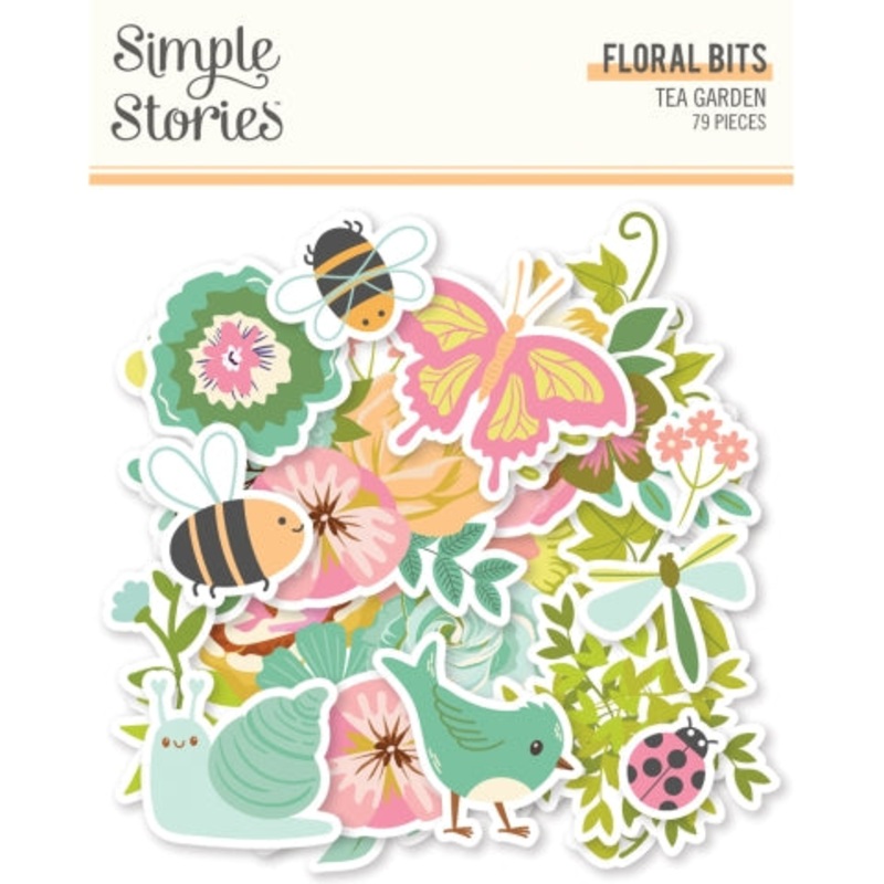 Simple Stories – Tea Garden – Floral Bits & Pieces