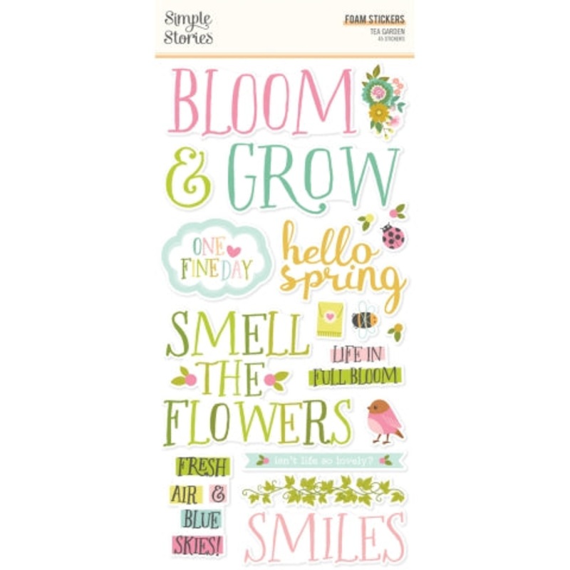 Simple Stories – Tea Garden – Foam Stickers