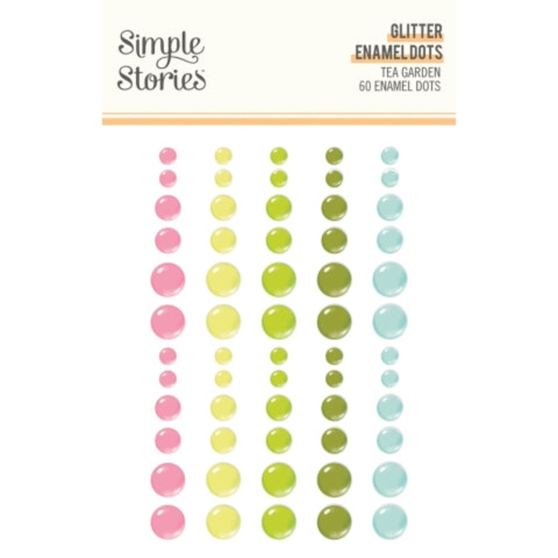 Simple Stories – Tea Garden – Glitter Enamel Dots