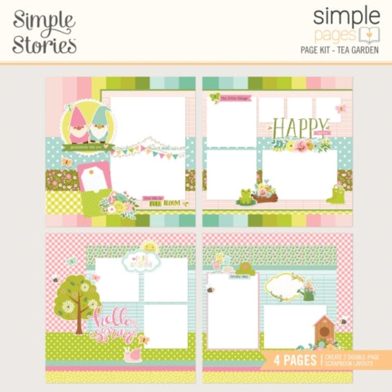 Simple Stories – Tea Garden – Simple Pages Page KIt