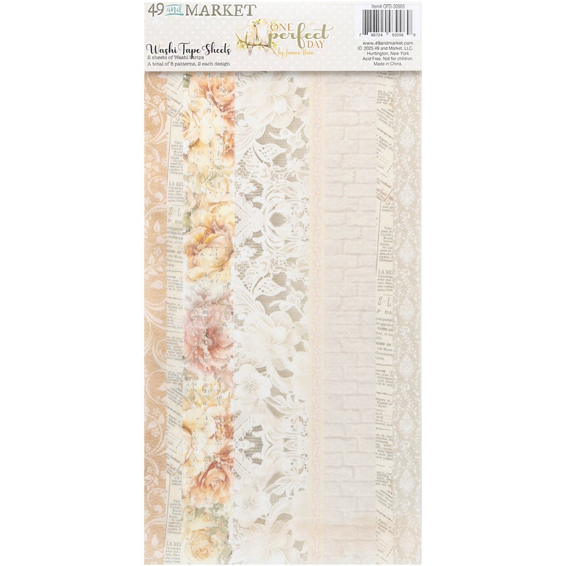 49 & Market – One Perfect Day – Washi Tape Sheet Set