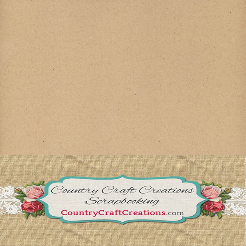 Artisan Cardstock – Kraft – 12×12 SINGLE Sheet
