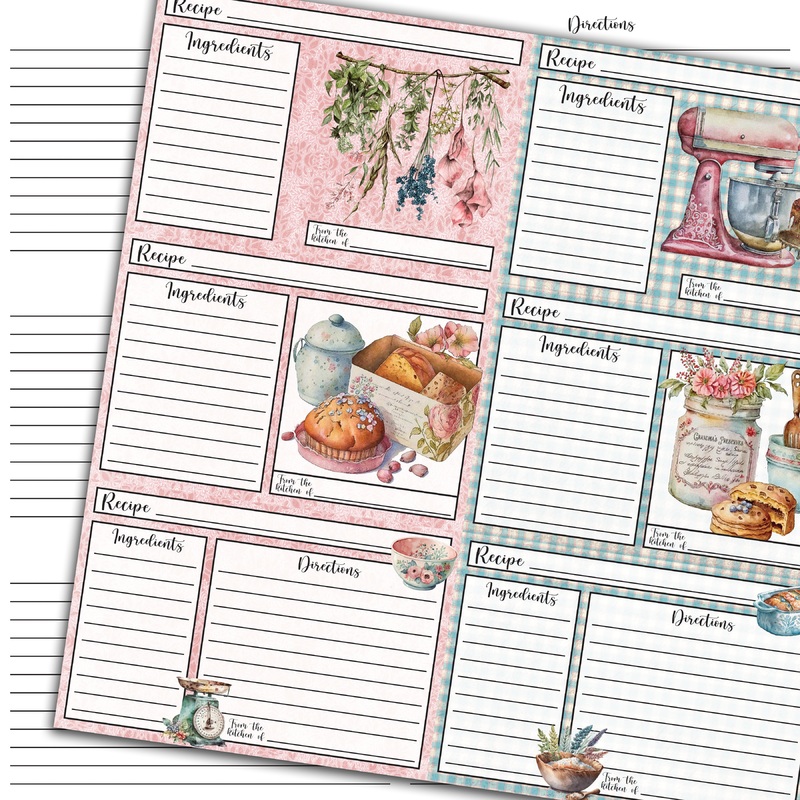 – Kitchen Memories – Recipe Cards #1