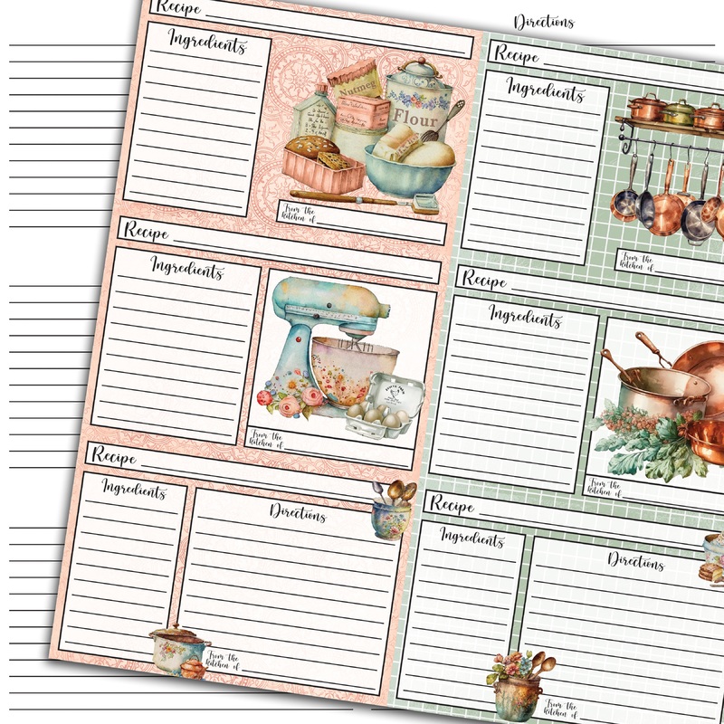 – Kitchen Memories – Recipe Cards #2