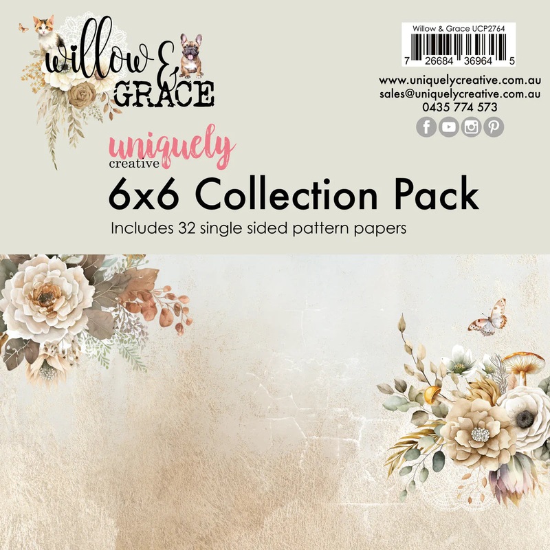 Uniquely Creative – Willow & Grace – 6 x 6 Collection Pack