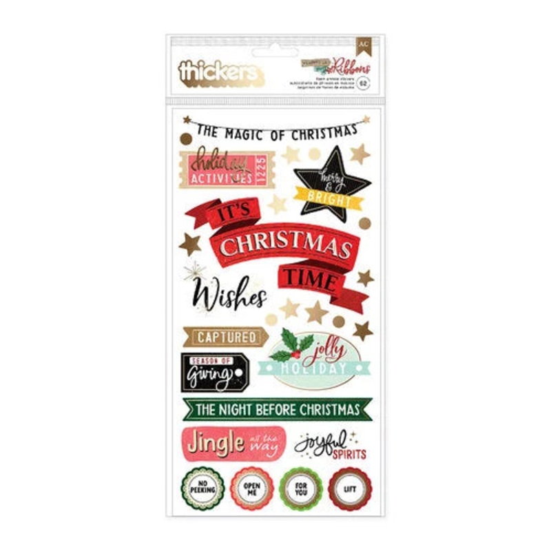Vicki Boutin – Wrapped In Ribbons Collection – Thickers – Titles With Gold Foil Accents