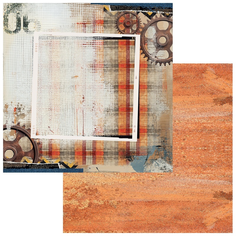 49 & Market – Rust And Revs 2.0 – 12×12 Solid Double-Sided Paper – Handsome