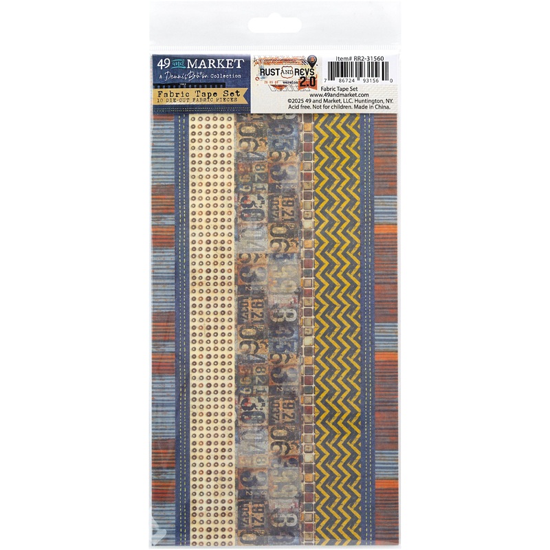 49 & Market – Rust And Revs 2.0 – Fabric Tape Sheet