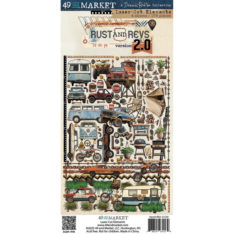 49 & Market – Rust And Revs 2.0 – Laser Cut Elements