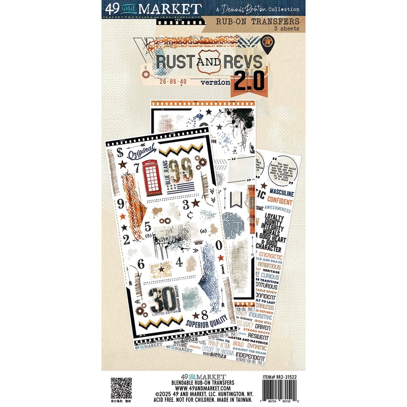 49 & Market – Rust And Revs 2.0 – Rub On Transfer